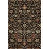 Piper Looms Mayfield Floral AMF1085 Black Machine Washable Area Rug main image