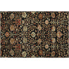 Piper Looms Mayfield Floral AMF1085 Black Machine Washable Area Rug Scatter Main Image