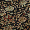 Piper Looms Mayfield Floral AMF1085 Black Machine Washable Area Rug Swatch Image