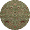 Piper Looms Mayfield Floral AMF1085 Fern Machine Washable Area Rug Round Main Image