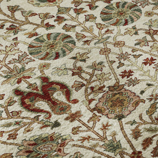 Piper Looms Mayfield Floral AMF1085 Ivory Machine Washable Area Rug Swatch Image