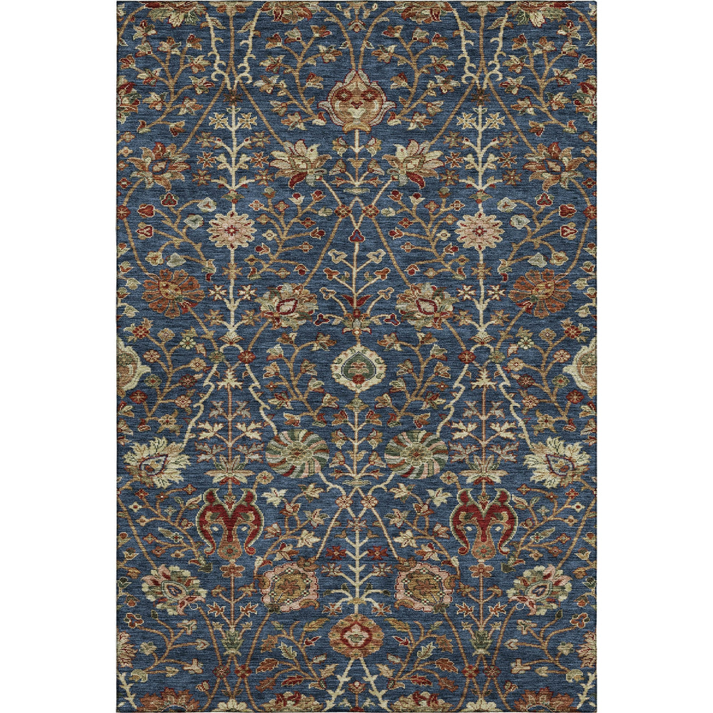 Piper Looms Mayfield Floral AMF1085 Navy Machine Washable Area Rug main image