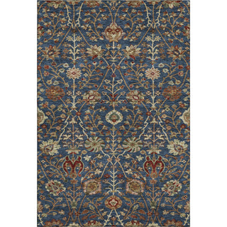 Piper Looms Mayfield Floral AMF1085 Navy Machine Washable Area Rug main image