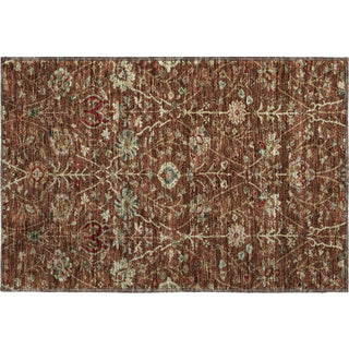 Piper Looms Mayfield Floral AMF1085 Paprika Machine Washable Area Rug Scatter Main Image
