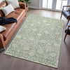 Piper Looms Mayfield Floral AMF1086 Aloe Machine Washable Area Rug Lifestyle Image Feature