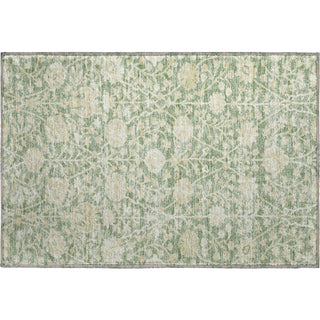 Piper Looms Mayfield Floral AMF1086 Aloe Machine Washable Area Rug Scatter Main Image