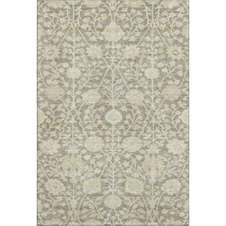 Piper Looms Mayfield Floral AMF1086 Mocha Machine Washable Area Rug main image