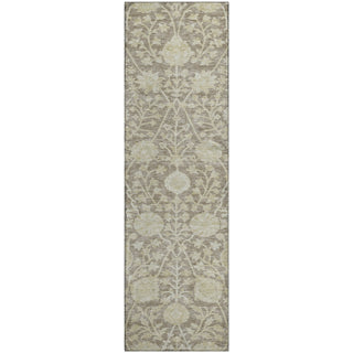 Piper Looms Mayfield Floral AMF1086 Mocha Machine Washable Area Rug Runner Main Image