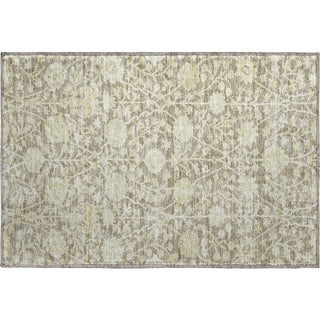 Piper Looms Mayfield Floral AMF1086 Mocha Machine Washable Area Rug Scatter Main Image