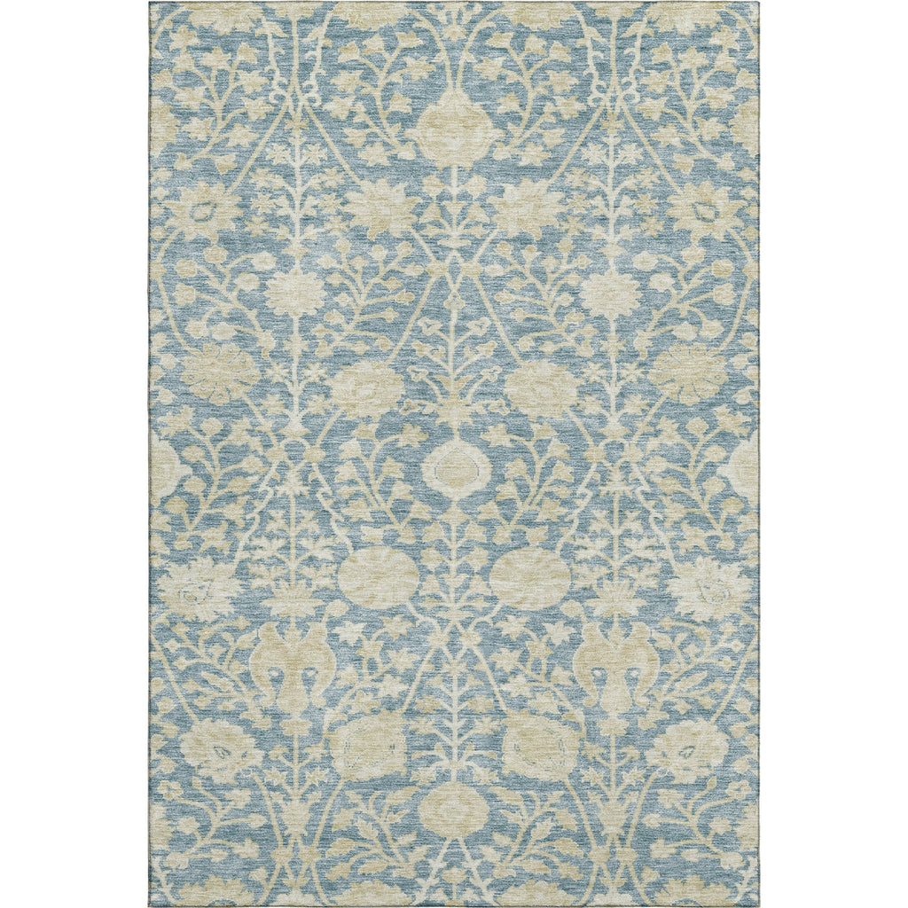 Piper Looms Mayfield Floral AMF1086 Sky Machine Washable Area Rug main image