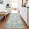 Piper Looms Mayfield Floral AMF1086 Sky Machine Washable Area Rug Runner Lifestyle Image Feature