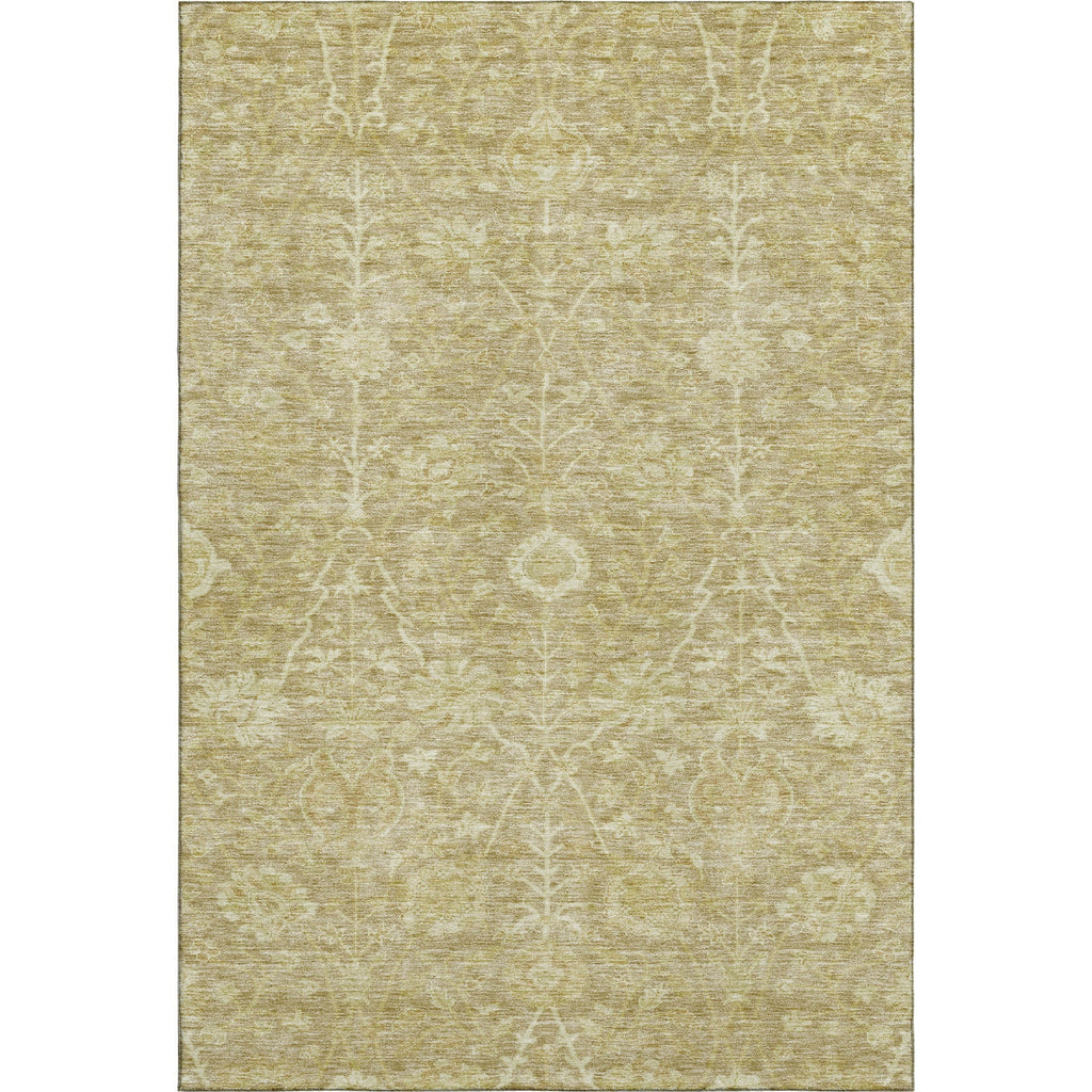 Piper Looms Mayfield Floral AMF1086 Tan Machine Washable Area Rug main image
