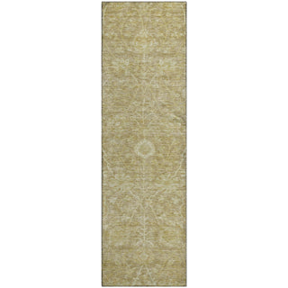 Piper Looms Mayfield Floral AMF1086 Tan Machine Washable Area Rug Runner Main Image