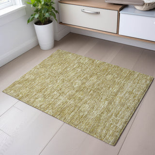 Piper Looms Mayfield Floral AMF1086 Tan Machine Washable Area Rug Scatter Lifestyle Image Feature