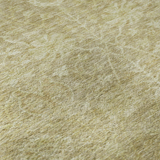 Piper Looms Mayfield Floral AMF1086 Tan Machine Washable Area Rug Swatch Image