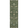 Piper Looms Mayfield Floral AMF1087 Green Machine Washable Area Rug Runner Main Image