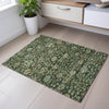Piper Looms Mayfield Floral AMF1087 Green Machine Washable Area Rug Scatter Lifestyle Image Feature