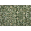 Piper Looms Mayfield Floral AMF1087 Green Machine Washable Area Rug Scatter Main Image