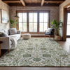 Piper Looms Mayfield Floral AMF1087 Ivory Machine Washable Area Rug Lifestyle Image Feature