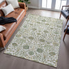 Piper Looms Mayfield Floral AMF1087 Ivory Machine Washable Area Rug Lifestyle Image Feature