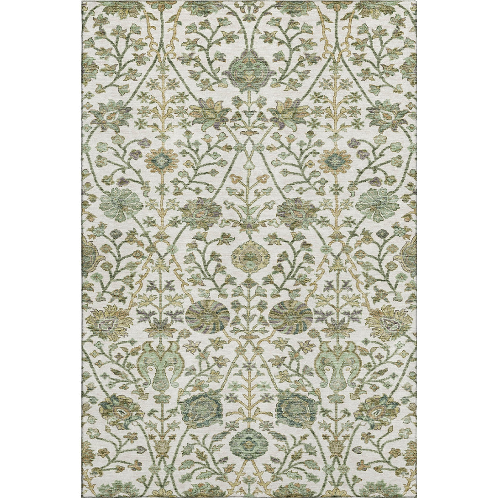 Piper Looms Mayfield Floral AMF1087 Ivory Machine Washable Area Rug main image