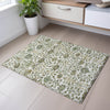 Piper Looms Mayfield Floral AMF1087 Ivory Machine Washable Area Rug Scatter Lifestyle Image Feature