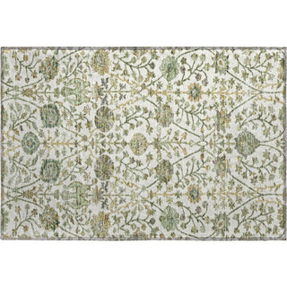 Piper Looms Mayfield Floral AMF1087 Ivory Machine Washable Area Rug Scatter Main Image