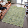 Piper Looms Mayfield Floral AMF1087 Mint Machine Washable Area Rug Lifestyle Image Feature