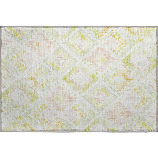 Piper Looms Mayfield Geometric AMF1088 Pink Machine Washable Area Rug Scatter Main Image
