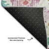 Piper Looms Mayfield Geometric AMF1088 Teal Machine Washable Area Rug Backing Image
