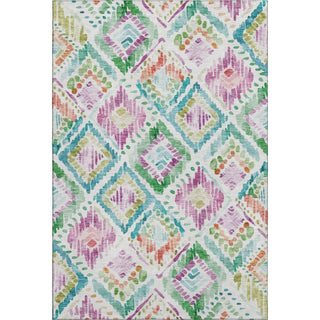 Piper Looms Mayfield Geometric AMF1088 Teal Machine Washable Area Rug main image