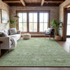 Piper Looms Mayfield Damask AMF1089 Aloe Machine Washable Area Rug Lifestyle Image Feature