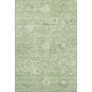 Piper Looms Mayfield Damask AMF1089 Aloe Machine Washable Area Rug main image