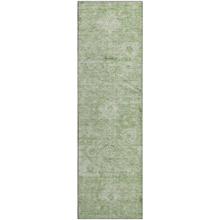 Piper Looms Mayfield Damask AMF1089 Aloe Machine Washable Area Rug Runner Main Image