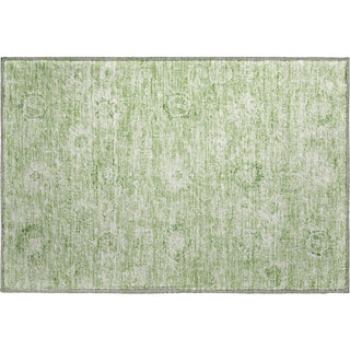 Piper Looms Mayfield Damask AMF1089 Aloe Machine Washable Area Rug Scatter Main Image