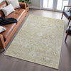 Piper Looms Mayfield Damask AMF1089 Beige Machine Washable Area Rug Lifestyle Image Feature