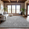 Piper Looms Mayfield Damask AMF1089 Gray Machine Washable Area Rug Lifestyle Image Feature