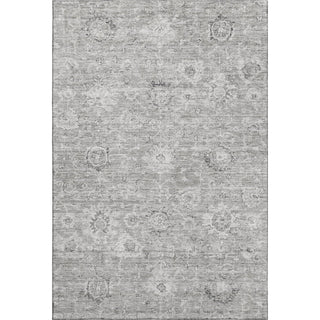 Piper Looms Mayfield Damask AMF1089 Gray Machine Washable Area Rug main image