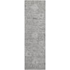 Piper Looms Mayfield Damask AMF1089 Gray Machine Washable Area Rug Runner Main Image