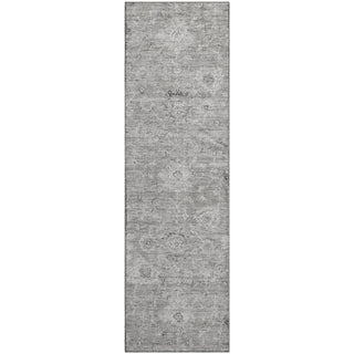 Piper Looms Mayfield Damask AMF1089 Gray Machine Washable Area Rug Runner Main Image