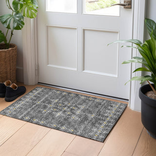 Piper Looms Mayfield Tribal Boho AMF109 Gray Machine Washable Area Rug Scatter Lifestyle Image Feature