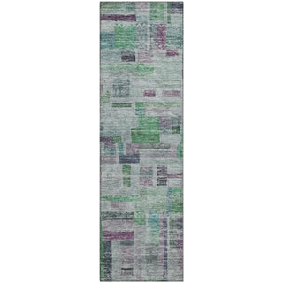 Piper Looms Mayfield Stripes AMF1090 Aloe Machine Washable Area Rug Runner Main Image