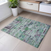 Piper Looms Mayfield Stripes AMF1090 Aloe Machine Washable Area Rug Scatter Lifestyle Image Feature
