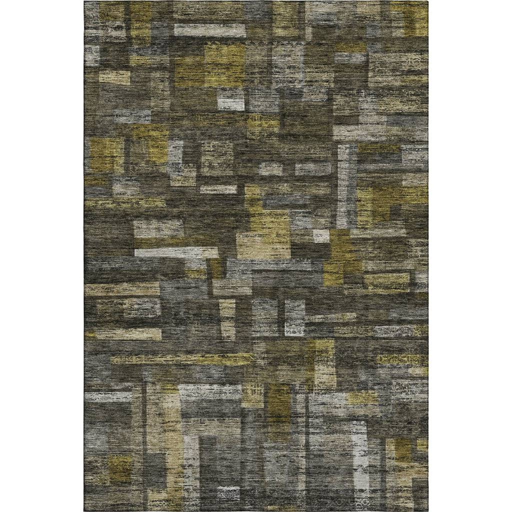 Piper Looms Mayfield Stripes AMF1090 Charcoal Machine Washable Area Rug main image