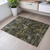 Piper Looms Mayfield Stripes AMF1090 Charcoal Machine Washable Area Rug Scatter Lifestyle Image Feature