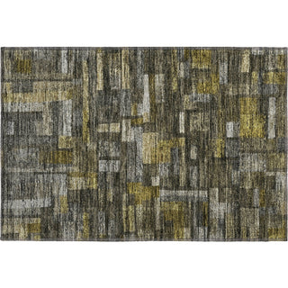 Piper Looms Mayfield Stripes AMF1090 Charcoal Machine Washable Area Rug Scatter Main Image