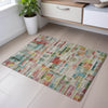 Piper Looms Mayfield Stripes AMF1090 Paprika Machine Washable Area Rug Scatter Lifestyle Image Feature