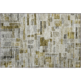 Piper Looms Mayfield Stripes AMF1090 Taupe Machine Washable Area Rug Scatter Main Image