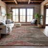 Piper Looms Mayfield Global AMF1091 Brown Machine Washable Area Rug Lifestyle Image Feature