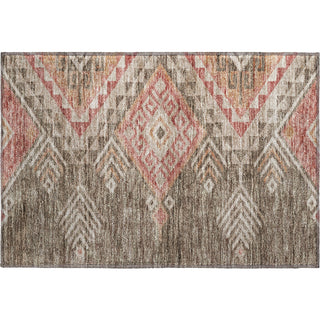 Piper Looms Mayfield Global AMF1091 Brown Machine Washable Area Rug Scatter Main Image
